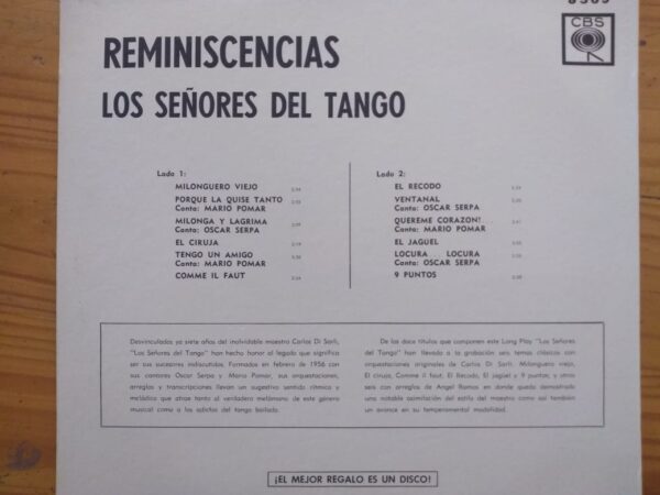 LOS SEÑORES DEL TANGO - Reminiscencias - Image 2