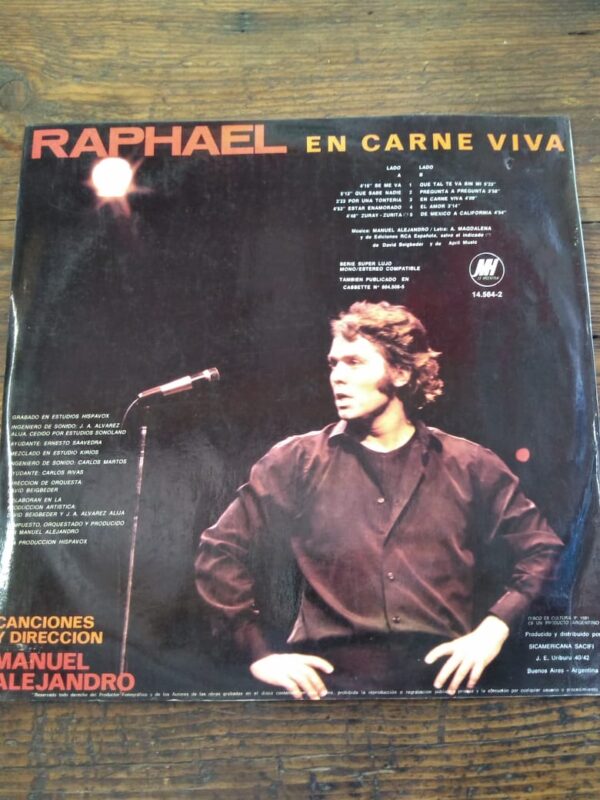 RAPHAEL - En Carne Viva - Image 3