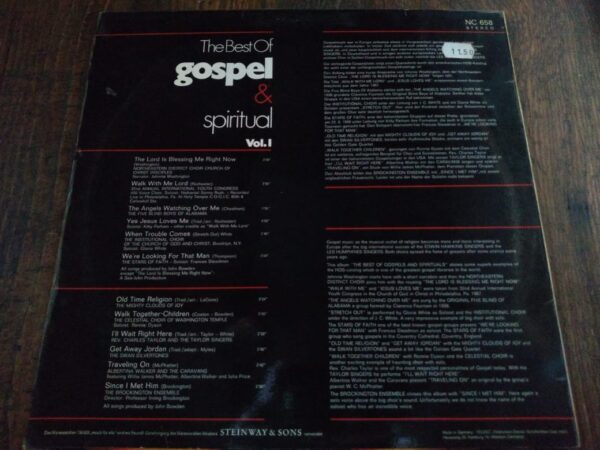 VARIOS - The Best Of Gospel & Spiritual Vol. I - Image 3