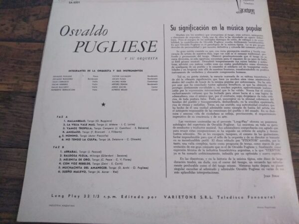 OSVALDO PUGLIESE - Y su nuevo repertorio - Image 3