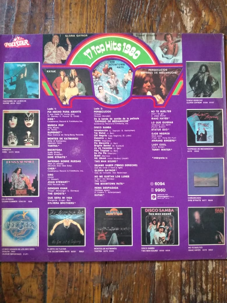 publikum Predictor chokolade VARIOS - 17 Top Hits 1980 - Discos de Vinilo