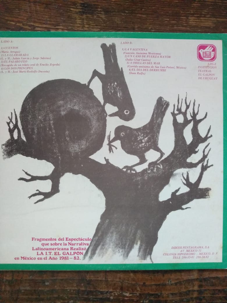 INSTITUCIÓN TEATRAL EL GALPÓN DE URUGUAY - Puro Cuento - Discos de Vinilo