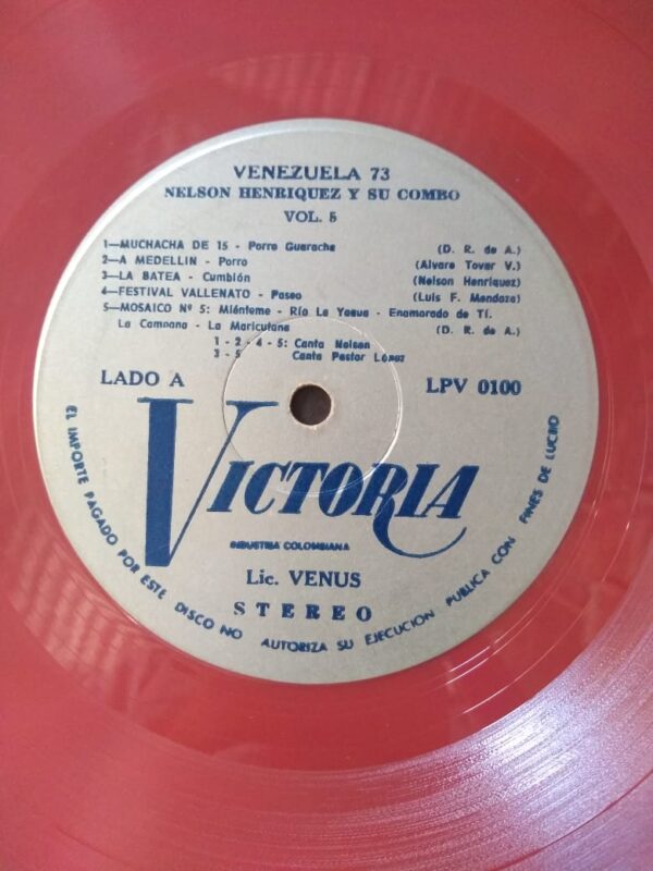 NELSON HENRIQUEZ Y SU COMBO - De Venezuela Con sabor internacional Vol. 3 - Image 2