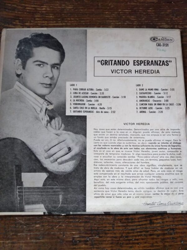 VICTOR HEREDIA - Gritando Esperanzas - Image 3