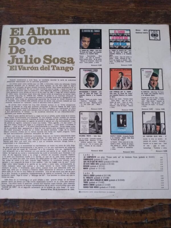 JULIO SOSA - El Álbum de Oro - Image 2