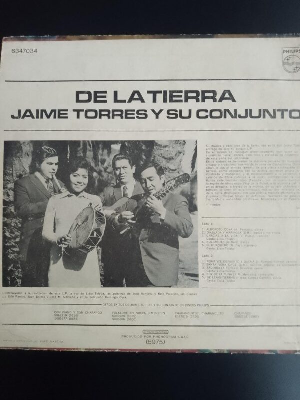 JAIME TORRES Y SU CONJUNTO - De la tierra - Image 2