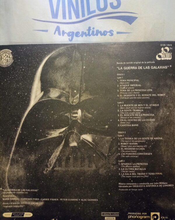 JOHN WILLIAMS, THE LONDON SYMPHONIC ORCHESTRA - La Guerra De Las Galaxias // Star Wars - Image 3