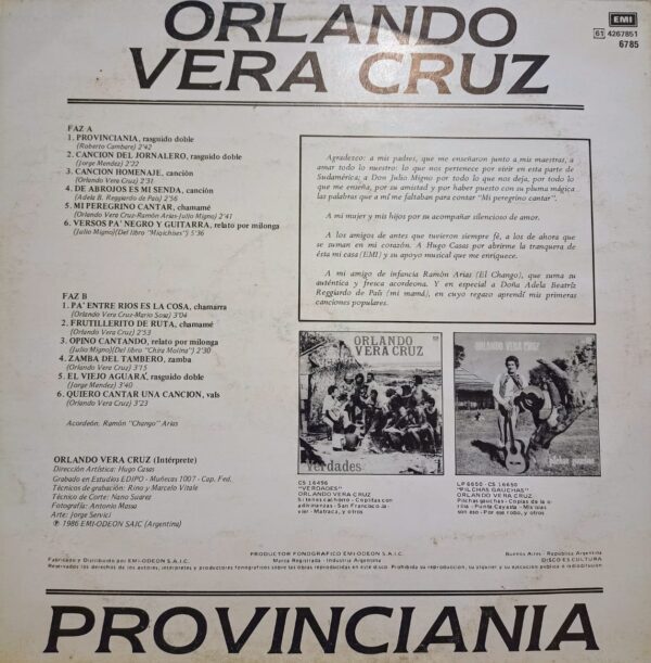 ORLANDO VERA CRUZ - Provinciania - Image 2