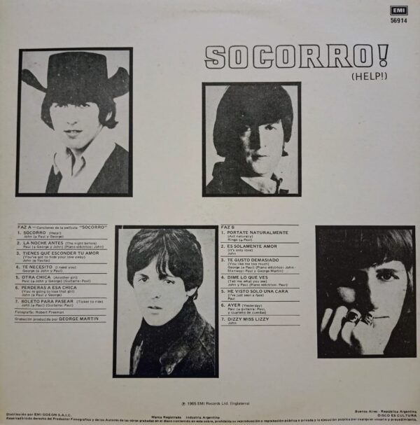 LOS BEATLES - Socorro! / Help! - Image 2