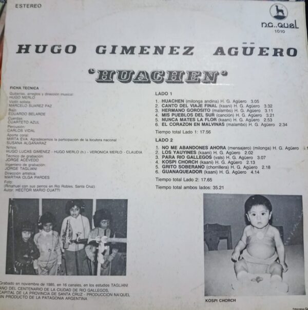 HUGO GIMENEZ AGUERO - Huachen - Image 2