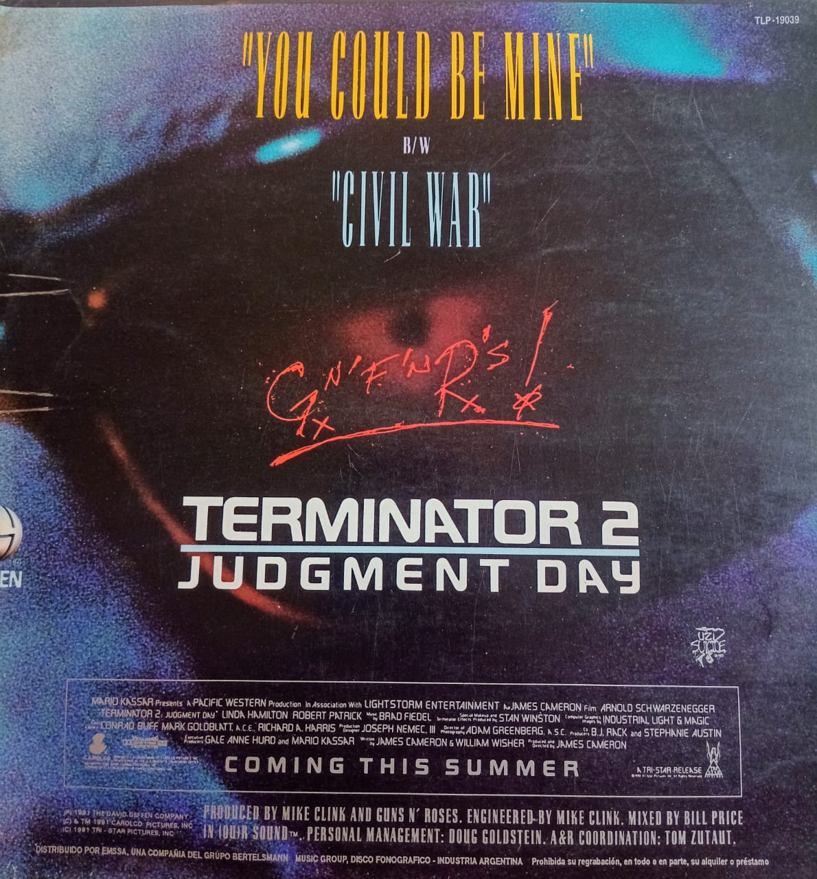 GUNS N’ ROSES - You Could Be Mine From Terminator 2: Judgment Day - Image 2