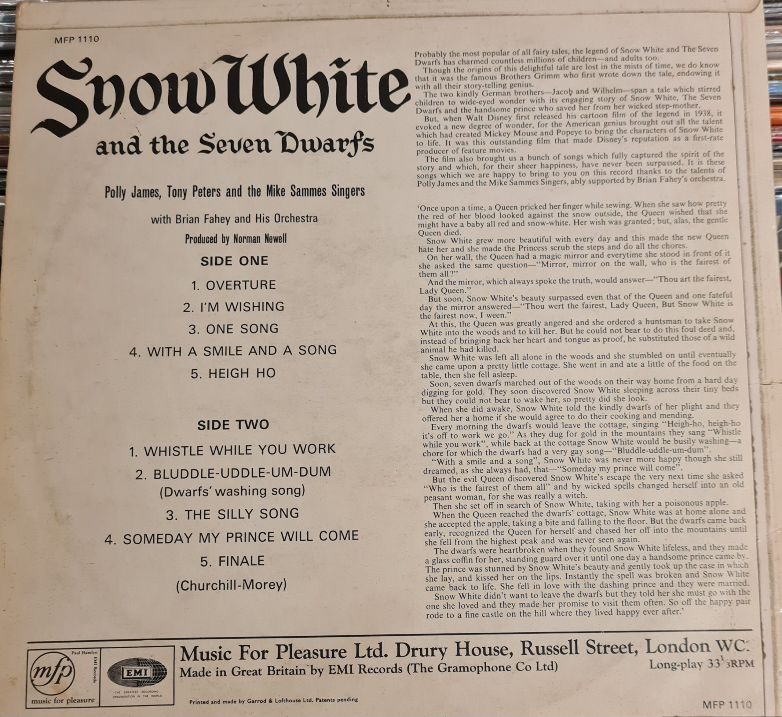 VARIOS - Snow White And The Seven Dwarfs - Image 2